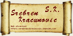 Srebren Kračunović vizit kartica